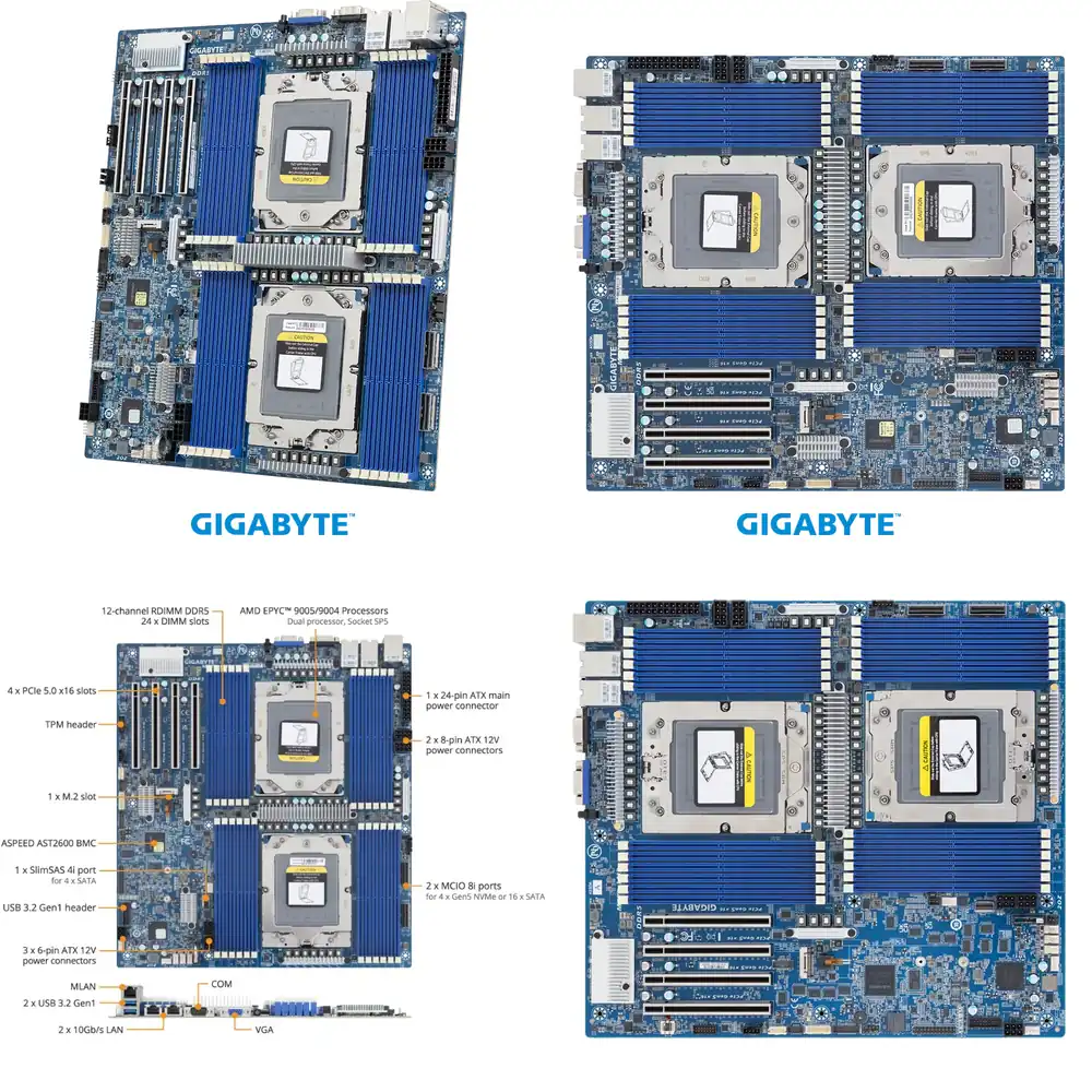 Ddr5 Memory - Płyta główna serwerowa MZ73-LM2 dla EPYC