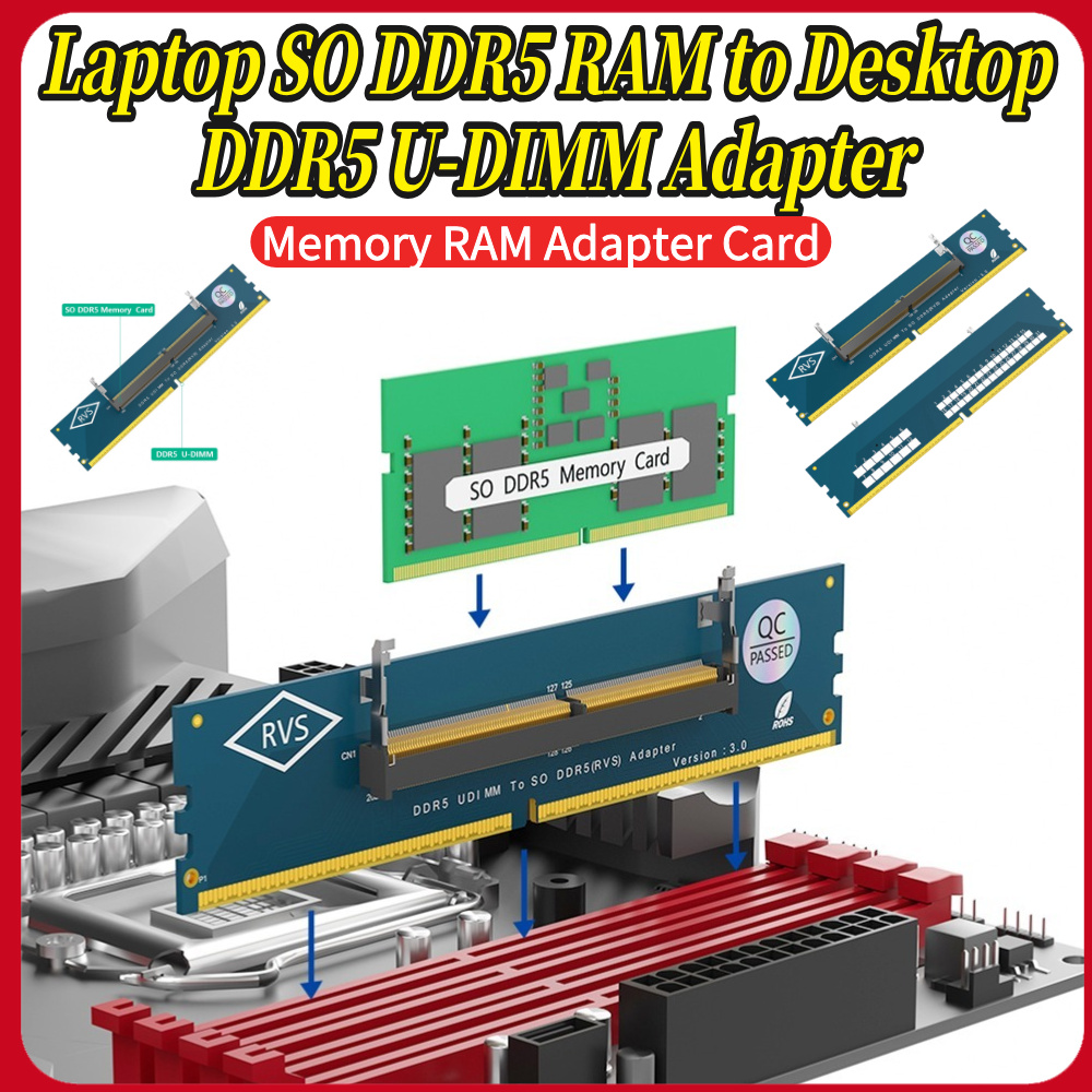 Ddr5 Sodimm - Adapter laptopowy SO DDR5 RAM do