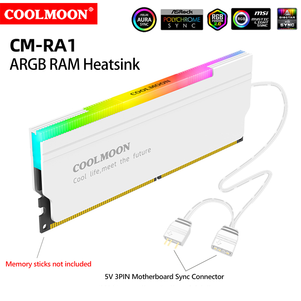 COOLMOON 5V-3PIN ARGB Radiator – Ddr5 Memory recenzja i cena