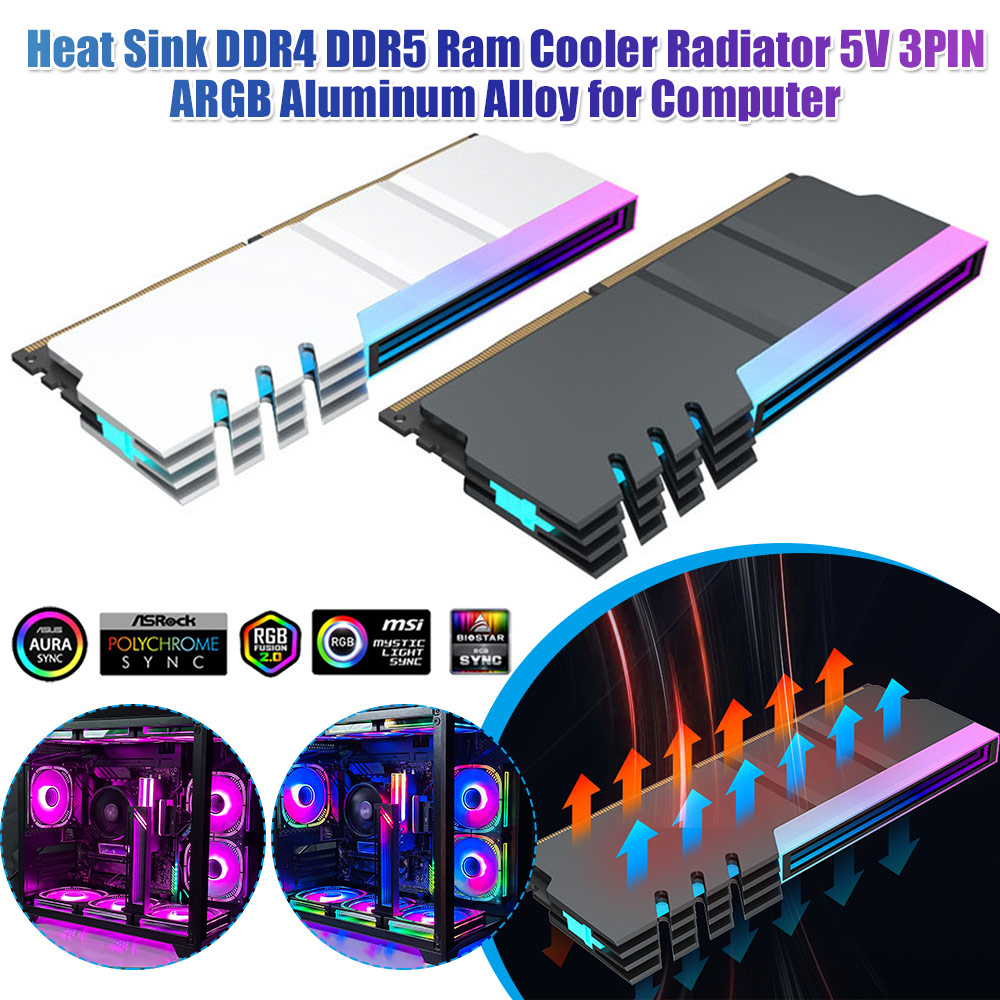 Radiator pamięci RAM PC 5V 3PI – Ddr5 Rgb Ram recenzja i cena