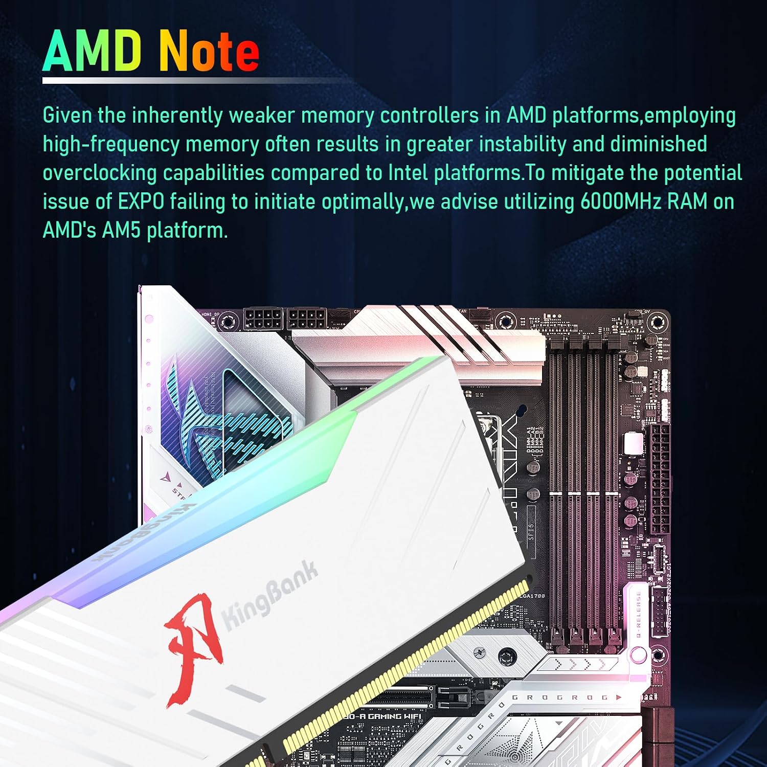 KINGBANK KRRW DDR5 RGB RAM 16G – Ddr5 16Gb 6000Mhz recenzja i cena