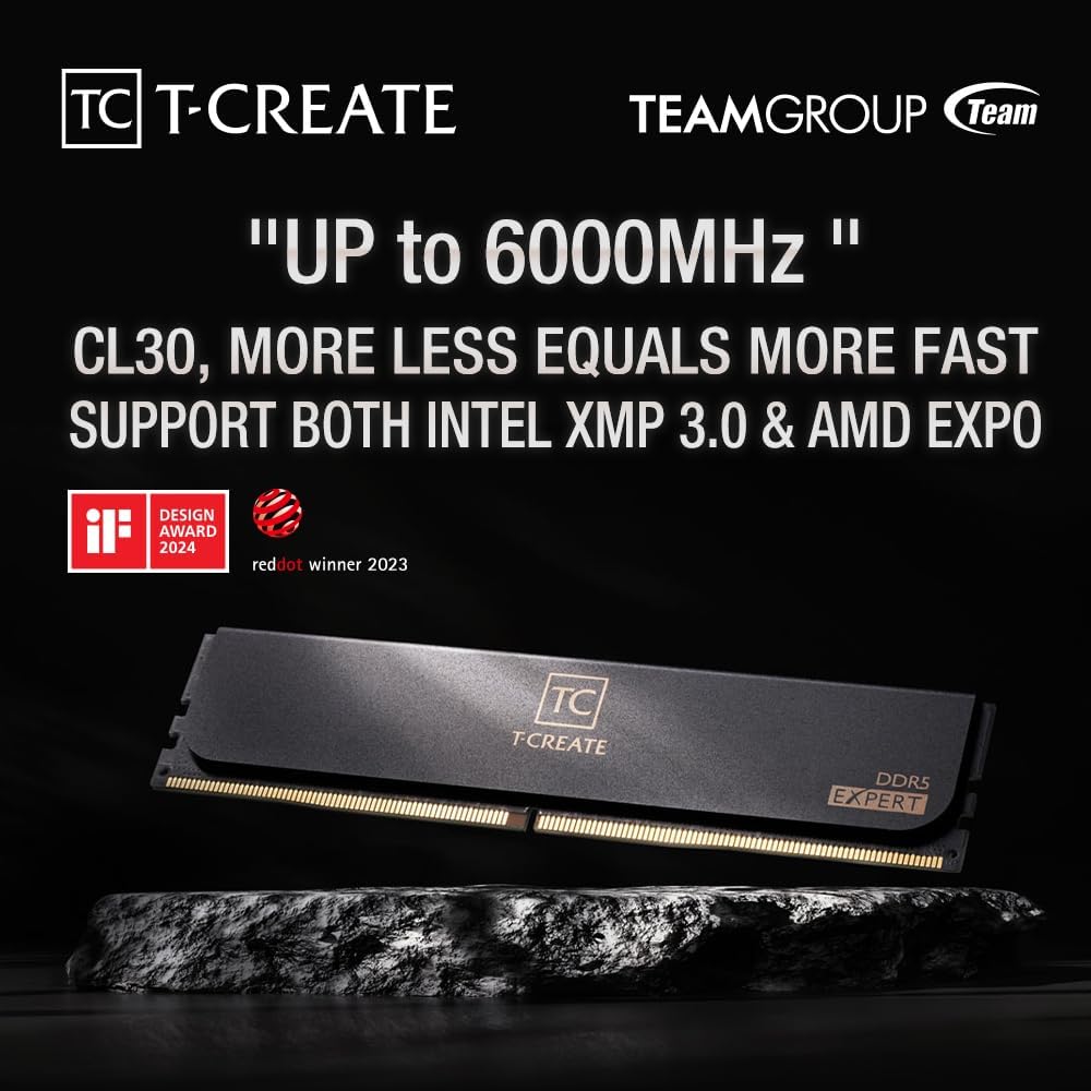 TEAMGROUP T-Create Expert CL30 – Ddr5 6000Mhz recenzja i cena