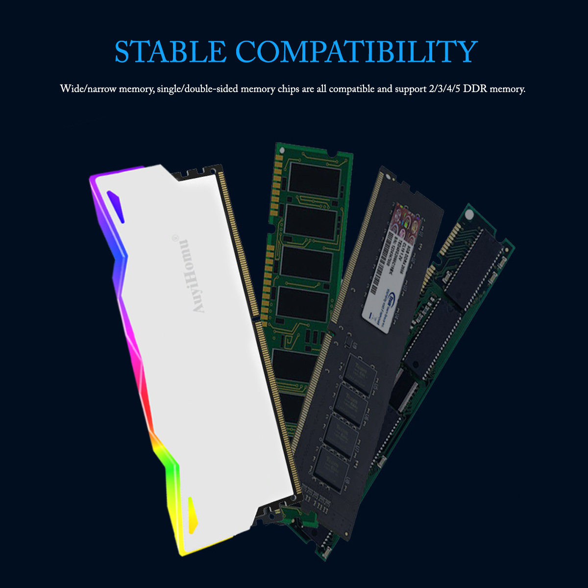 AuyiHomu Radiator RGB, 5V 3Pin – Ddr5 Ram recenzja i cena